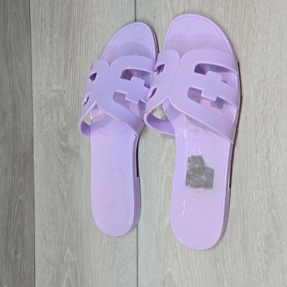 Sam Edelman Womens Bay Jelly Sandals Flats shoes sz 8 - Picture 2 of 12